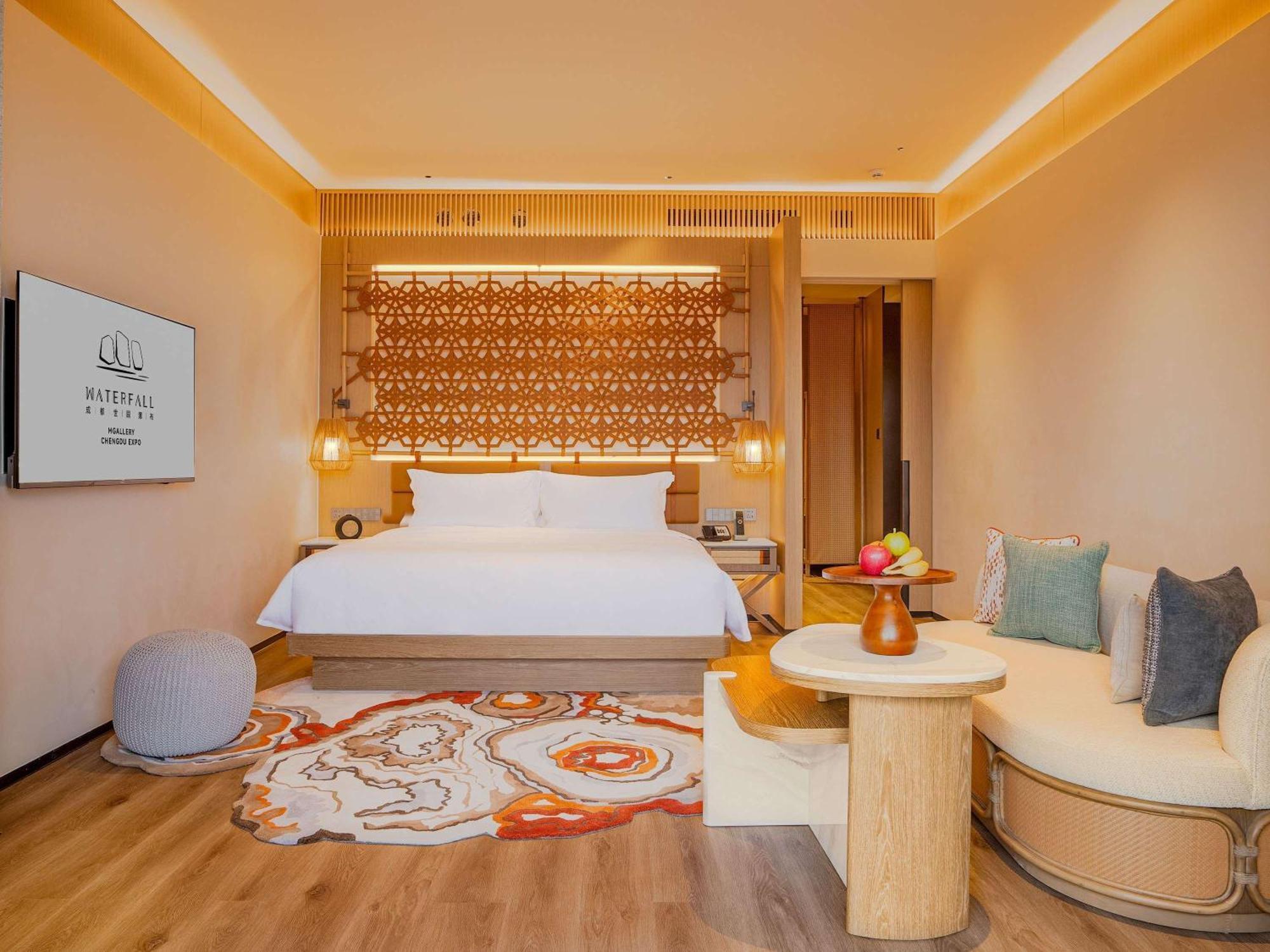 Chengdu Expo Waterfall Hotel - Mgallery Collection Esterno foto