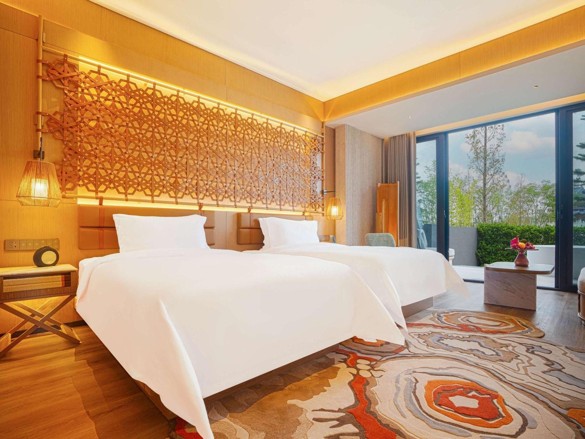 Chengdu Expo Waterfall Hotel - Mgallery Collection Esterno foto