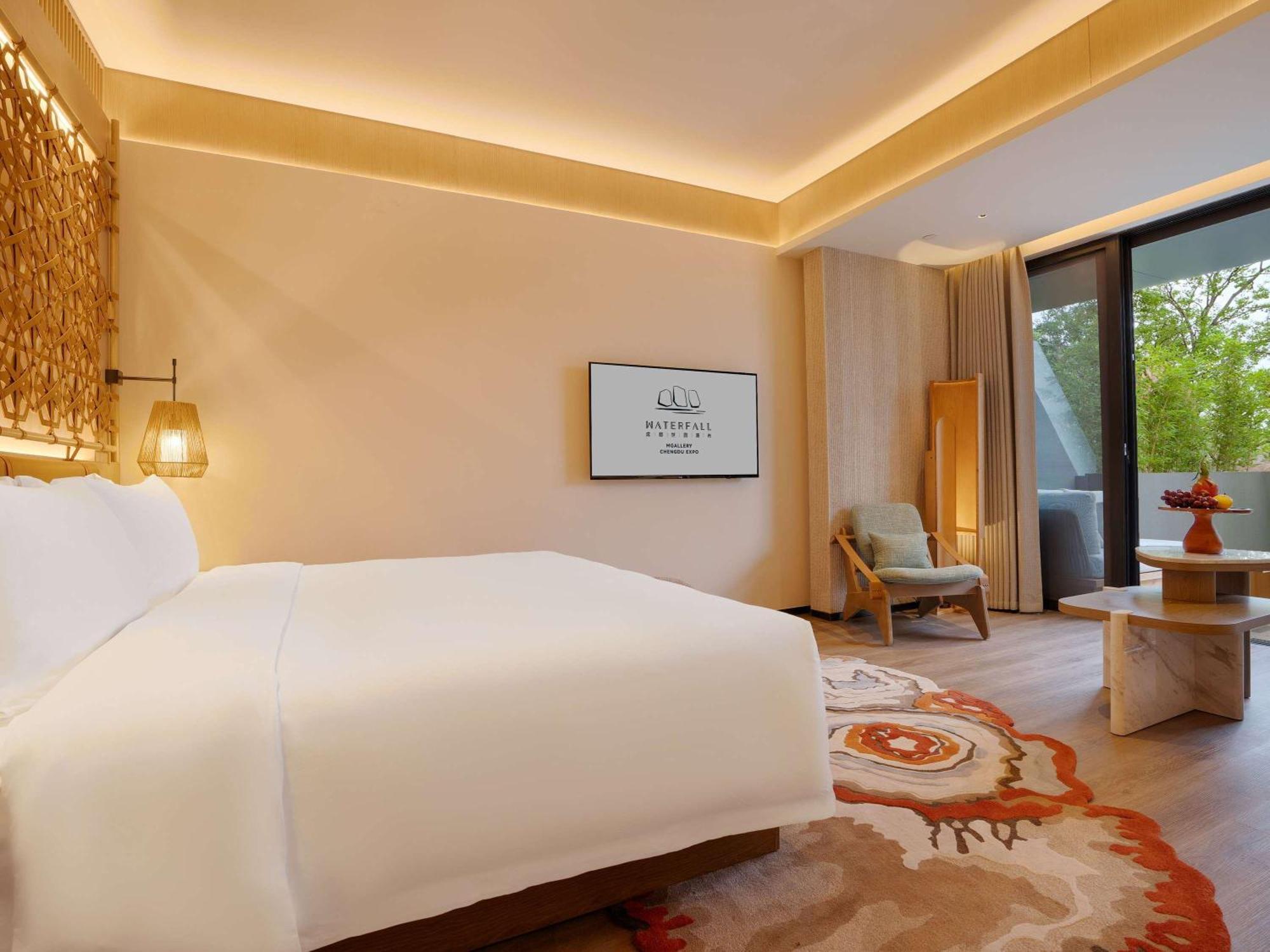 Chengdu Expo Waterfall Hotel - Mgallery Collection Esterno foto