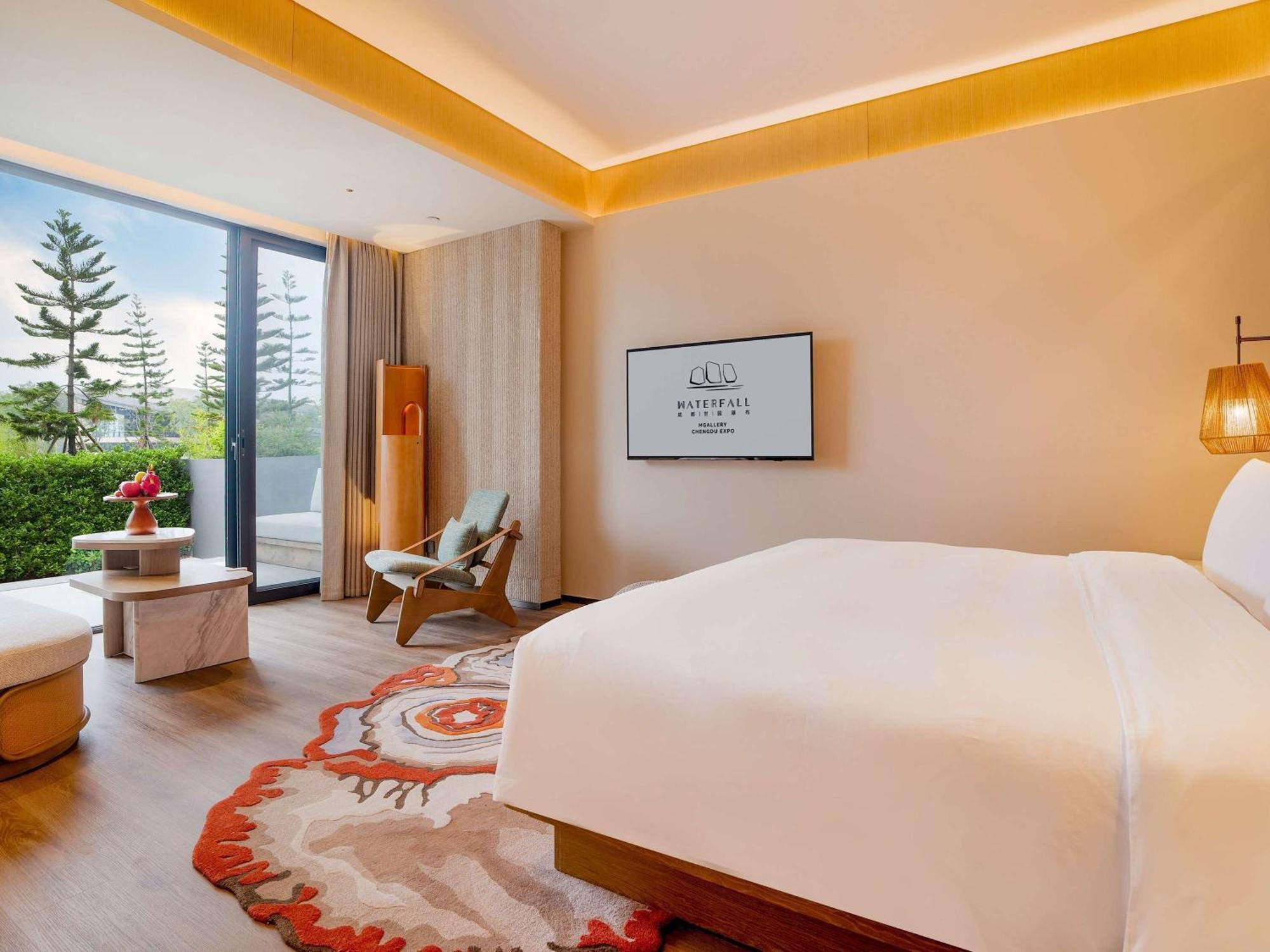 Chengdu Expo Waterfall Hotel - Mgallery Collection Esterno foto