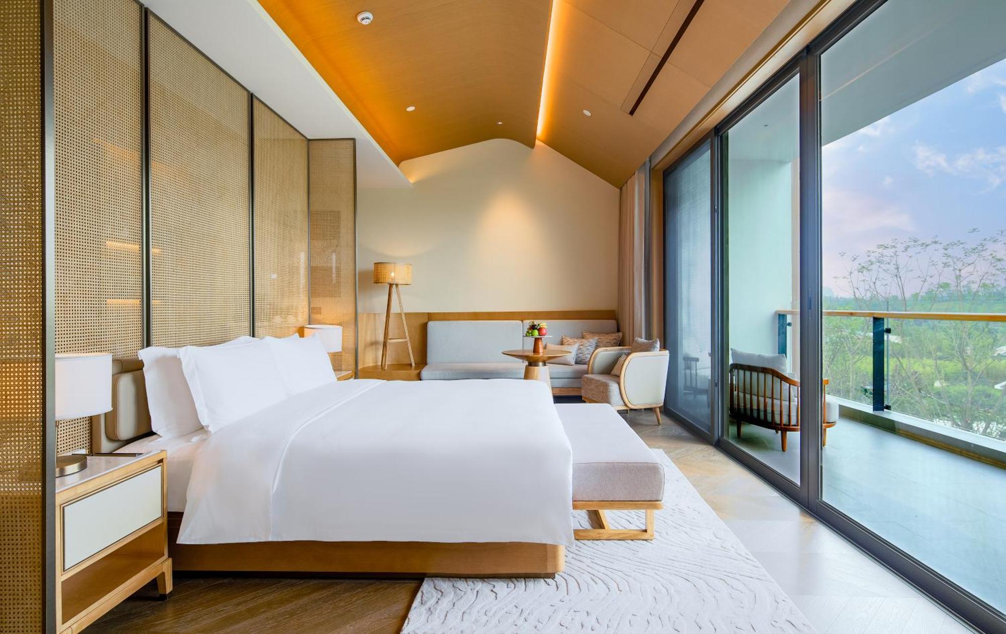 Chengdu Expo Waterfall Hotel - Mgallery Collection Esterno foto