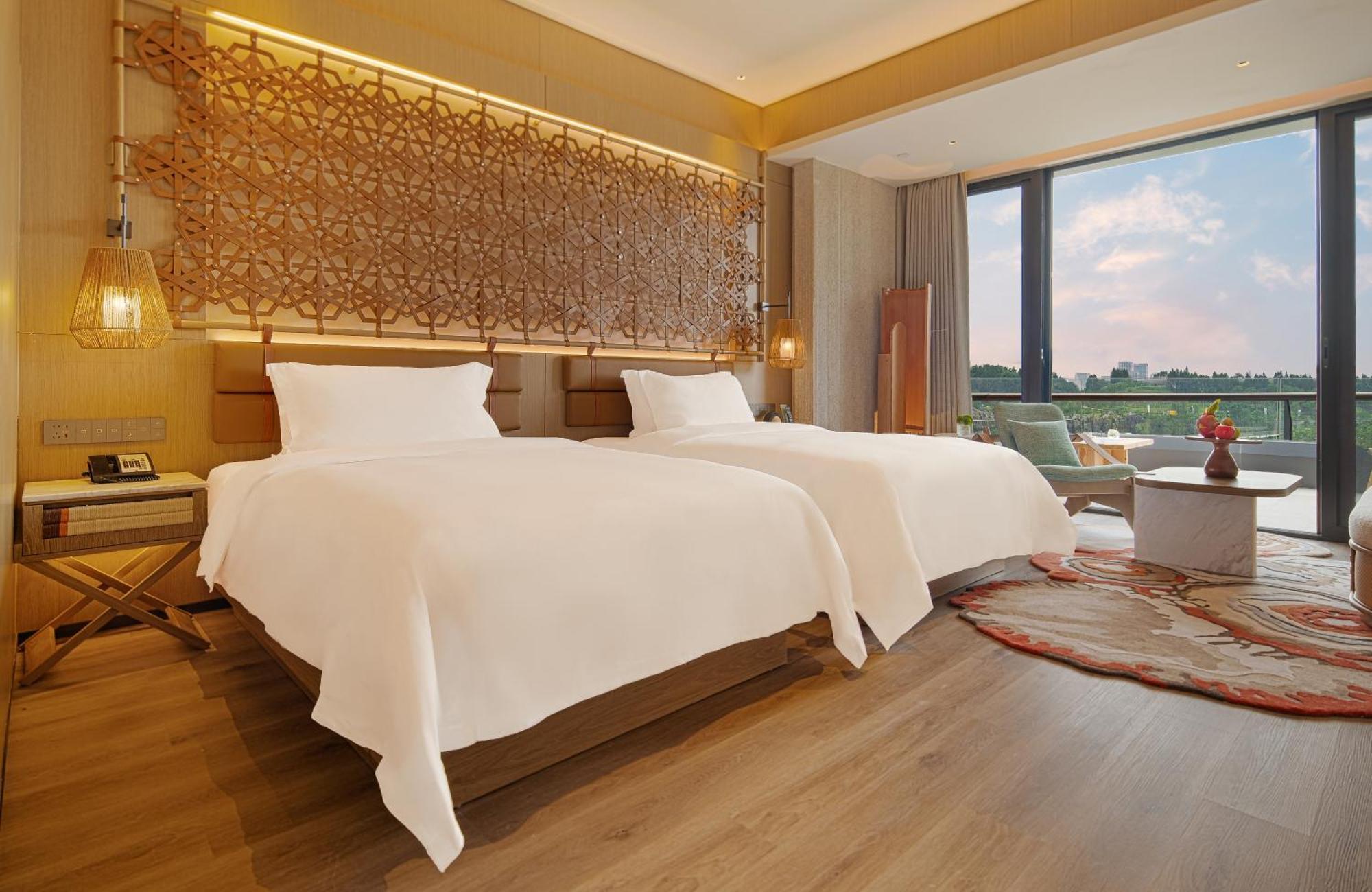 Chengdu Expo Waterfall Hotel - Mgallery Collection Esterno foto